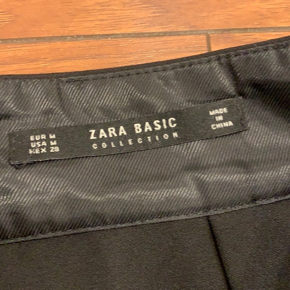 Zara Black Mini Mod Boxy Studded Skirt - Picture 7 of 12